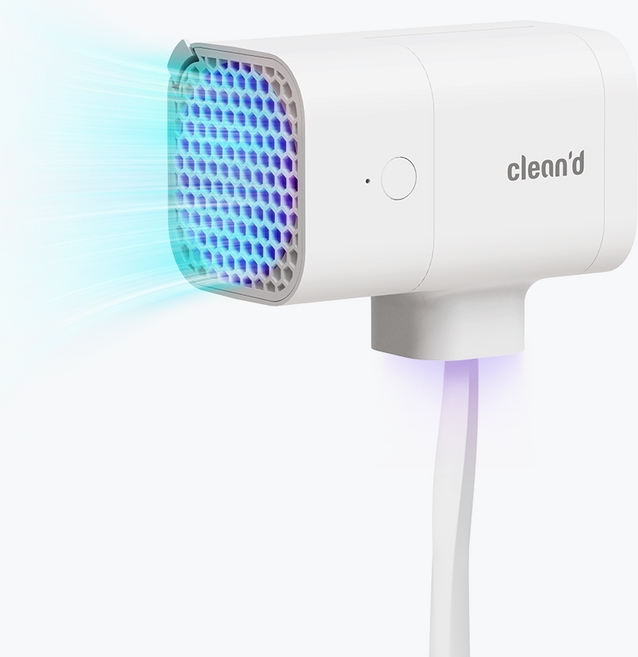 클린디 휴대용 무선 칫솔 살균건조기 윈디, CL-403, 화이트