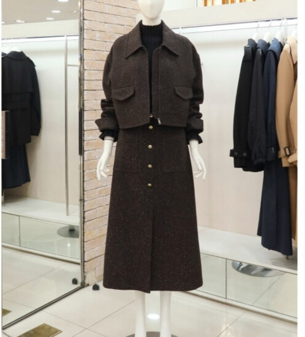 [JJ지고트]멀티 믹스 울 크롭 재킷 GNAA0JKJ2_ 2858092