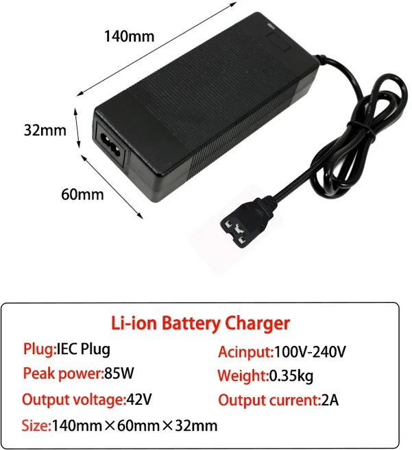 호환 48V 36V 60V 충전기 2A 5A 10S 13S 16S 리튬 이온 배터리 팩 Ebike 스쿠터 54.6V 42V 67.2V 스마트 고, 08 48V 5A IEC