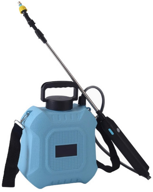 프리라이프 - 휴대용 충전식 전동분무기 물뿌리기 소독분무기 5L, 파란색, 1세트