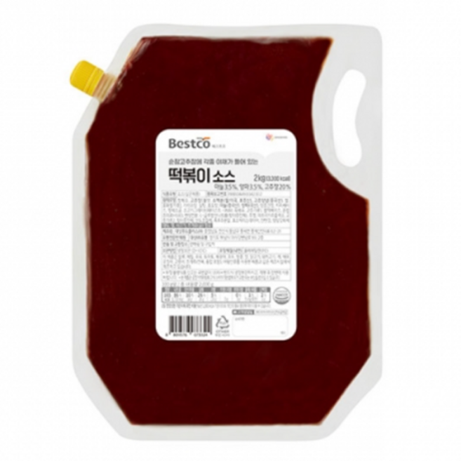 베스트코 떡볶이 소스, 2kg, 3개