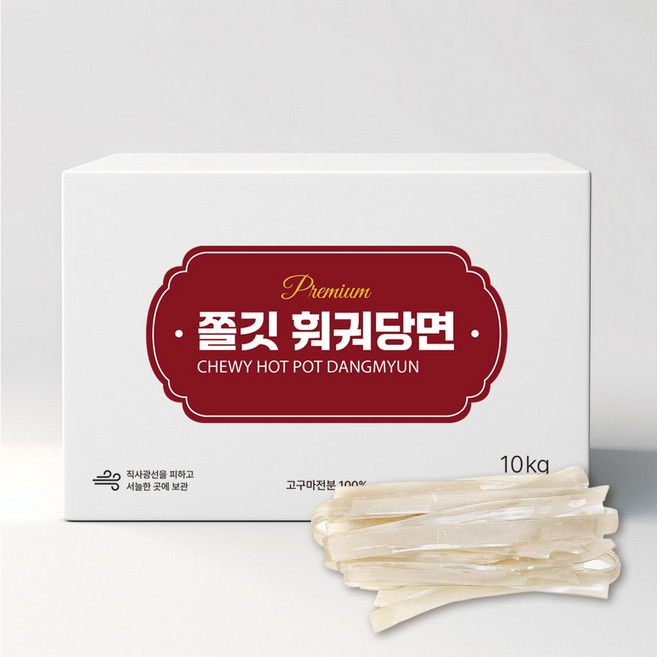 [대용량 벌크] 업소용 프리미엄 중국당면 찰당면, 1개, 10kg