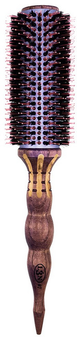 바다가 전문가용 돈모 롤 브러쉬 퍼플 핑크 헤어 드라이 빗, 1개, 7호