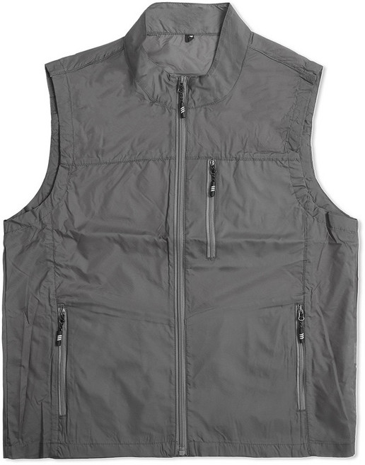 꽃중년 여름 작업 조끼 쿨 상의 빅사이즈