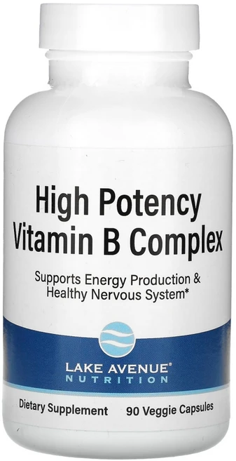 캘리포니아 골드 뉴트리션 고효능 비타민B 복합체 베지 캡슐 90정, 1개 - 쿠팡