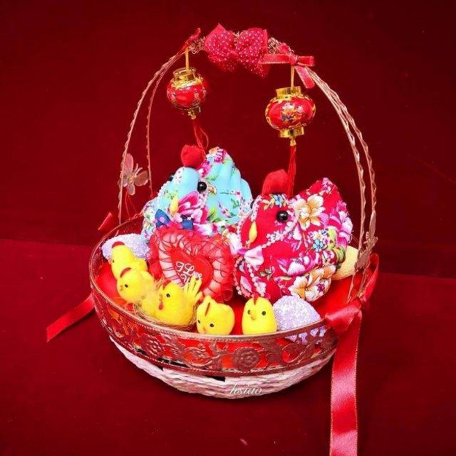 布款帶路雞 結婚用品 起家雞 入厝 嫁妝, 1個