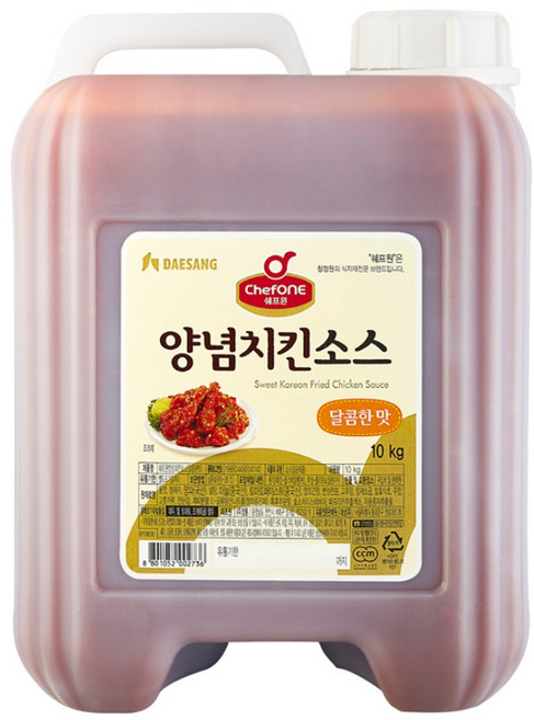 쉐프원 양념치킨소스 달콤한맛 10kg, 1개