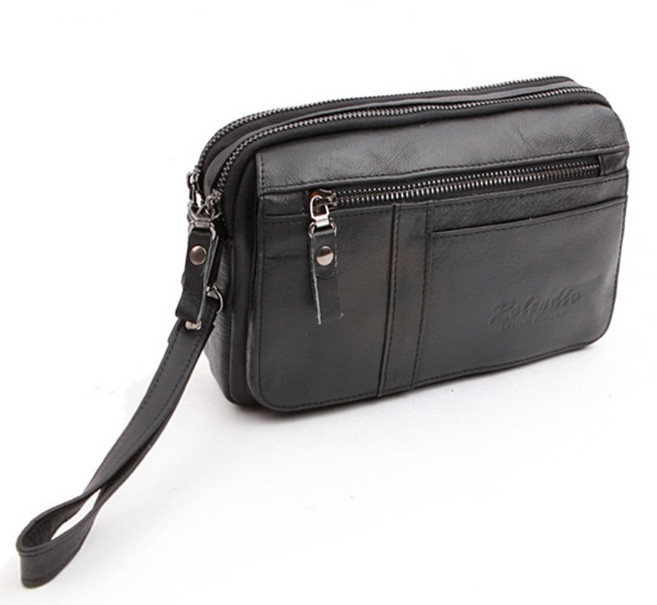 모던심플 남성 가죽 맨스백 소지품가방 지갑수납 40대 작은가방 남편가방 소지품수납