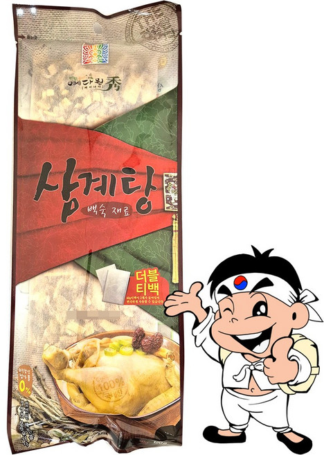 예다원 삼계탕 백숙재료 더블티백, 120g, 1개