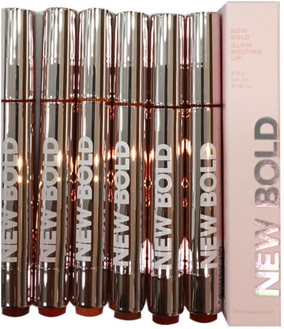 더페이스샵 fmgt 뉴 볼드 글로우 멜팅 립, 1개, 01 피치잼