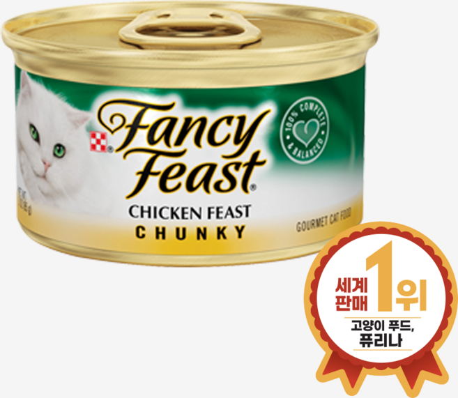 팬시피스트 연어 주식캔, 85g, 10개