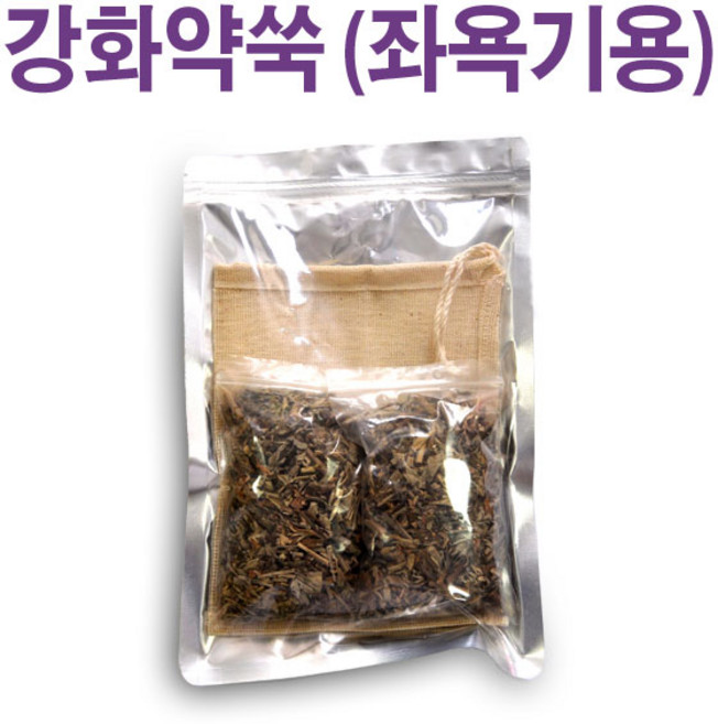 좌욕기용 강화 약쑥 세트 (약쑥 60g + 망주머니), 1개
