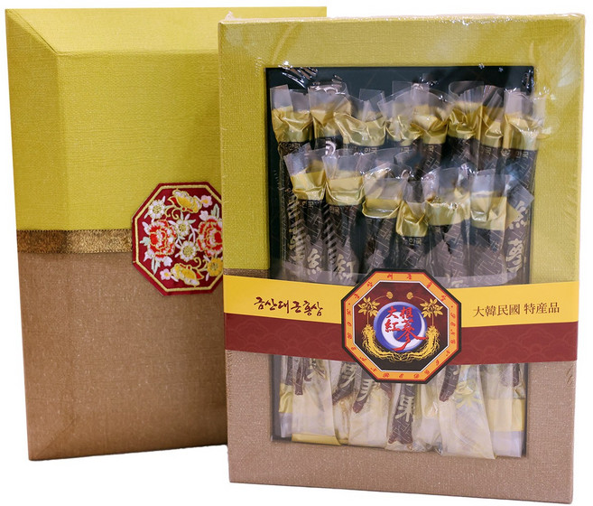 금산에서 만든 홍삼정과 400g 지함 바구니 포장 / 몸에 좋고 맛도 좋은 홍삼정과 인삼정과 선물세트 결혼 답례품, 1개