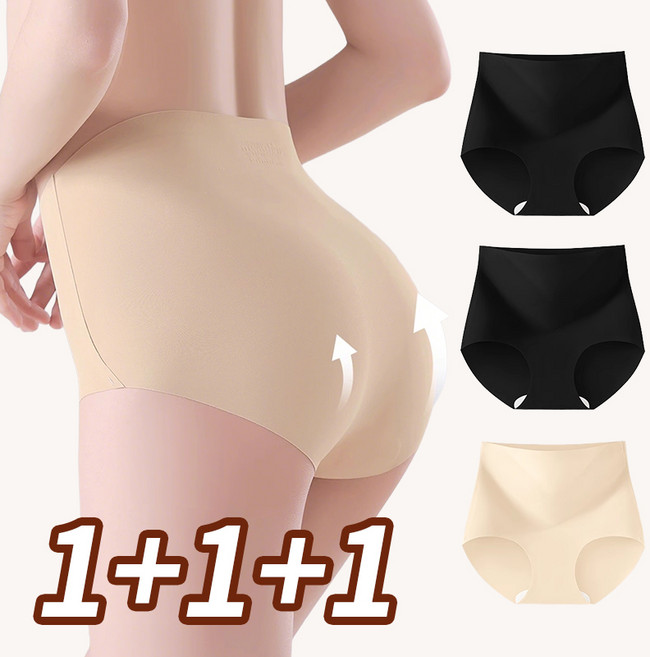 Sherrich 여성 팬티 심리스 S라인 힙업팬티 보정속옷 3p세트