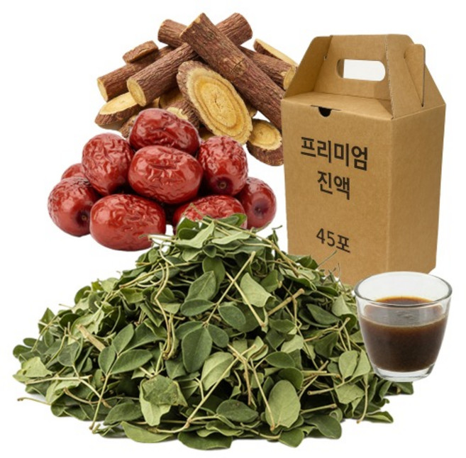 모링가잎 진액 엑기스 프리미엄 선물세트, 45개, 110ml