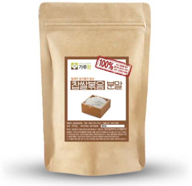 가루랑 가루랑v 100% 국산 찹쌀분말(볶음) 선식 1kg, 1개