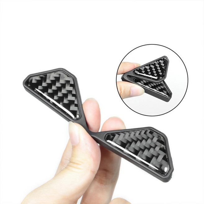 [비브랜드](더원스)자동차 도어하단 모서리 카본 도어가드 문콕 기스 흠집방지 포인트 몰딩 용품, 레드카본