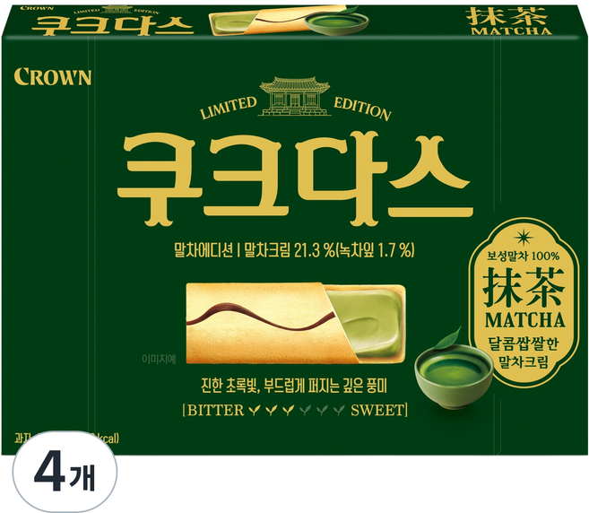 쿠크다스 말차, 289g, 4개