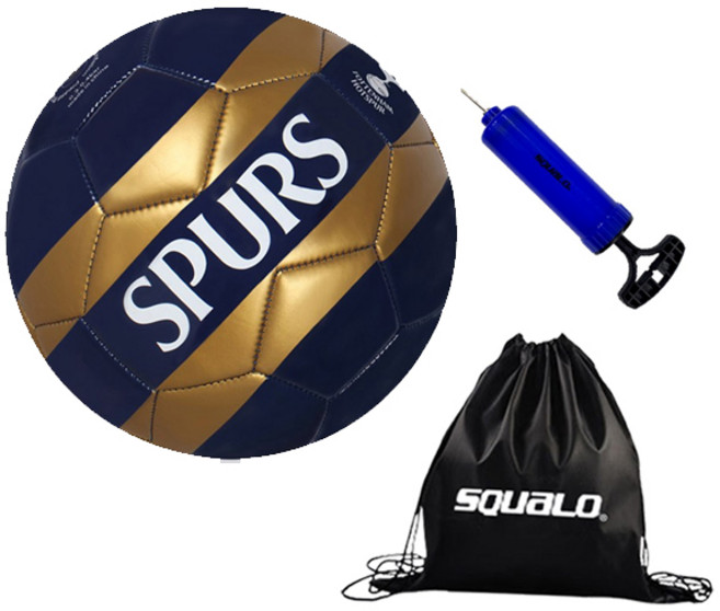 토트넘홋스퍼 축구공 TT01, TT01 + SQUALO 공 가방 &  공 펌프, 1세트