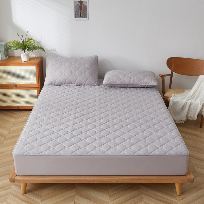 워시드코튼 방수 매트리스커버 완전방수 통기성 미끄럼방지