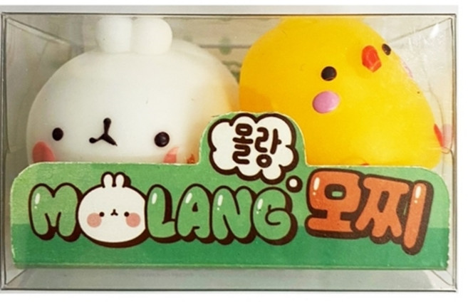 몰랑 피우피우 캐릭터 말랑이 모찌 심쿵란 심쿵한, 1개
