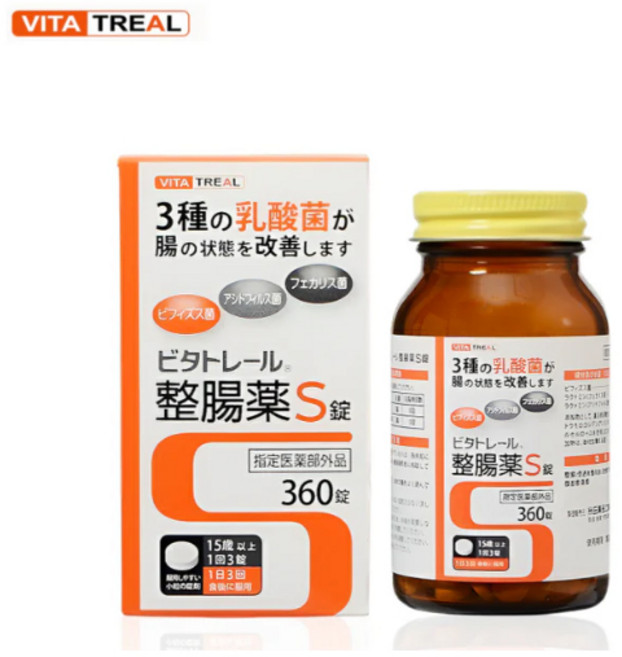 일본 드럭스토어 비피더스균 프로바이오틱스 특허균 정장약S정 360정 건강기능식품