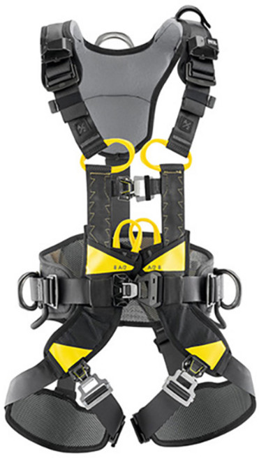 화메디 페츨 볼트 윈드 AP-C072BA 추락보호 안전벨트 구조작업 산업안전장비, 블랙/옐로우-0