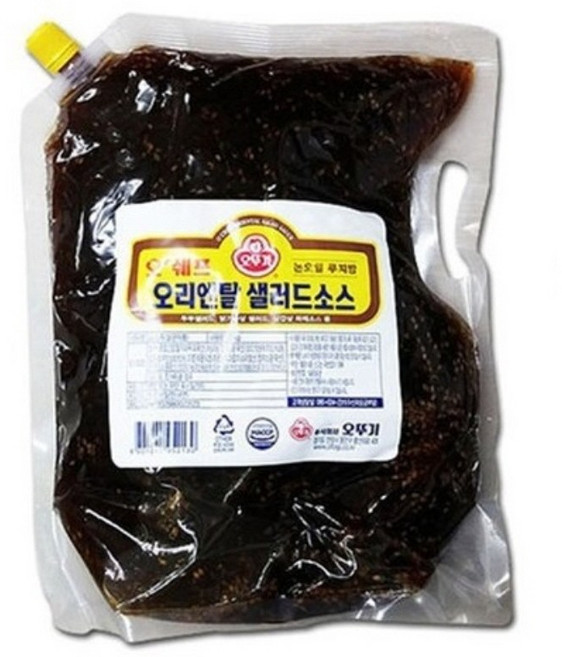 오뚜기 오쉐프 오리엔탈셀러드소스 2kg, 3개