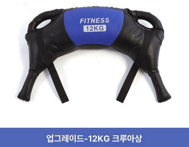 바디컨트롤 수플렉스 중량 불가리안백 실내 스쿼트백, 1kg, 업그레이드 12kg