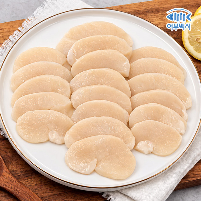 [어부백서] 국내산 키조개 관자 슬라이스 200g, 1개