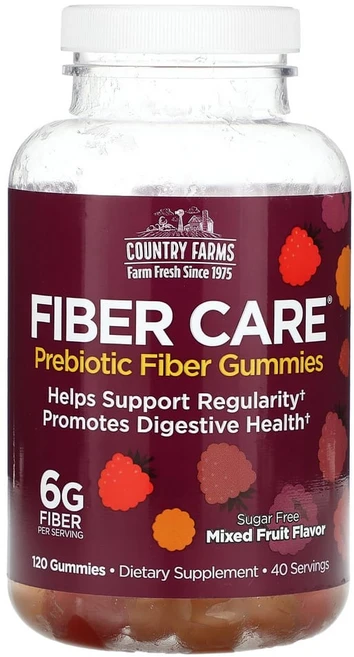 컨트리팜스 파이버 케어 프리바이오틱 믹스프루트 120 구미, 1개, 120정 - 쿠팡