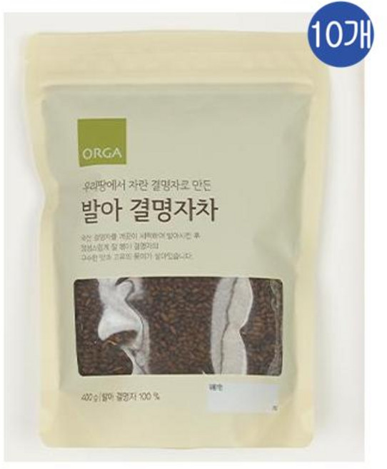 올가 발아 결명자차, 400g, 1개, 10개