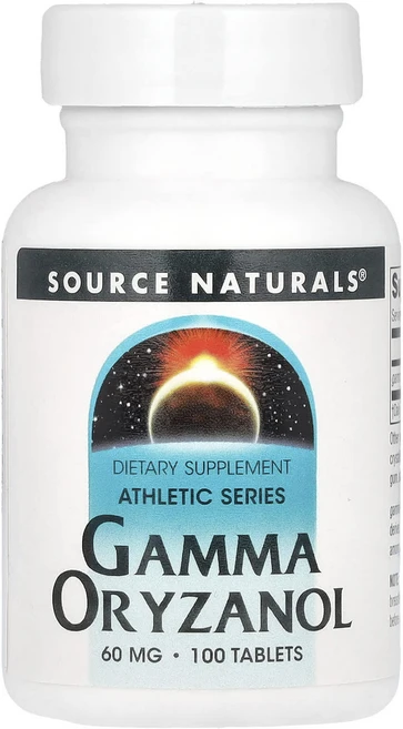 Source Naturals Athletic Series 감마 오리자놀 60mg 100정, SourceNaturalsAthleticSeries감마, 1개 - 쿠팡