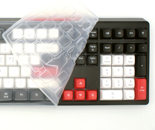 오랜웰 지클릭커 오피스프로 WK50 WMK50 키보드용 키스킨/키보드덮개/커버 실리콘재질(64), 전용키스킨, 1개