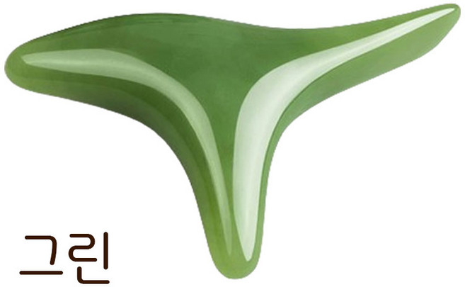 TP 스포츠 대박 뾰족이 삼각 발바닥 지압기, 1개, 그린