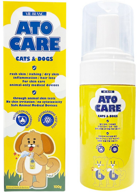 인생블랑 아토케어 버블폼 올인원케어 의료기기, 1개, 100g