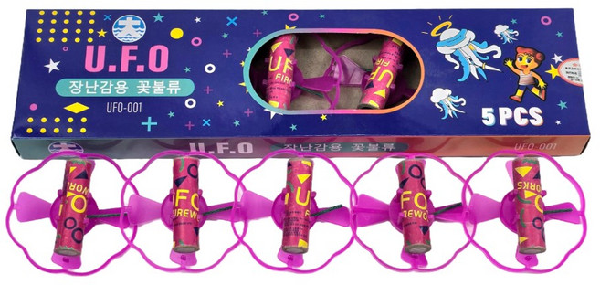 불꽃놀이 폭죽 U.F.O, 5개