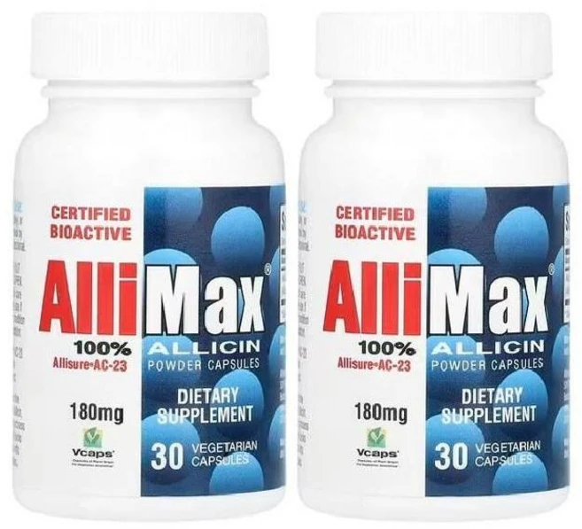 알리맥스 100% 알리신 파우더 캡슐 180mg 베지캡슐 30정, 2개, 120g - 쿠팡