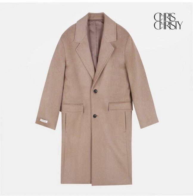 크리스크리스티 크리스크리스티 캐시미어 블렌디드 세미오버 체스터코트_LIGHT BEIGE / KKMELWWSG01