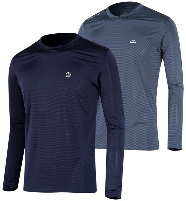 미루나무 남성 티셔츠 스판 긴팔 티셔츠 남자 작업복 ACT