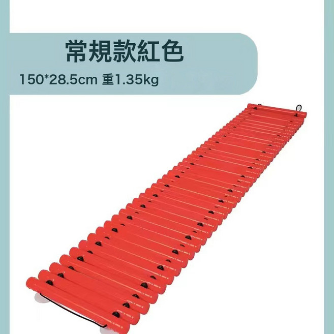 DIU 兒童早教平衡步道感統訓練器材觸覺板平衡木幼兒園獨木橋玩具家用, 1個, 平衡步道紅色:如圖