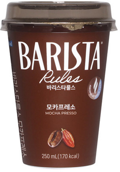 매일유업 바리스타룰스 모카프레소, 250ml, 40개
