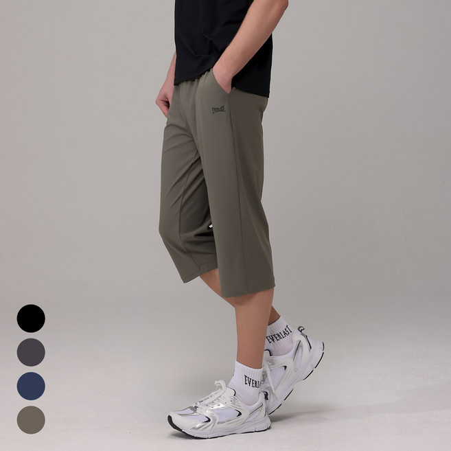 에버라스트 남자 7부 여름 바지 스트라이프 팬츠