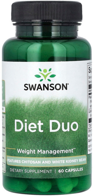 스완슨 듀오 키토산 앤 화이트 키드니 빈 캡슐, 1개, 60정