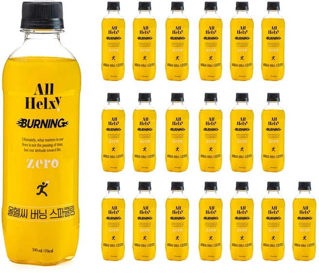 올헬씨 버닝 스파클링 제로, 20개, 340ml - 쿠팡