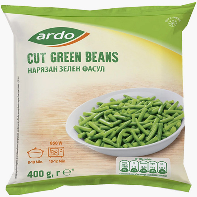 [ARDO] 냉동 그린빈 400g, 3개