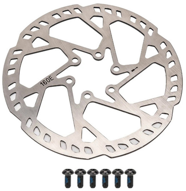 160mm 3.0MM 디스크 브레이크 로터 6 홀 전기 자동차 스쿠터 제기 RotorM 두꺼운 자전거 부품, [03] 160mm