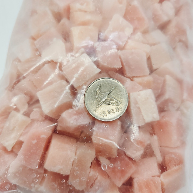 냉동 붉평치 참치깍두기 / 회깍두기 700g 회덮밥용/회무침 등, 1