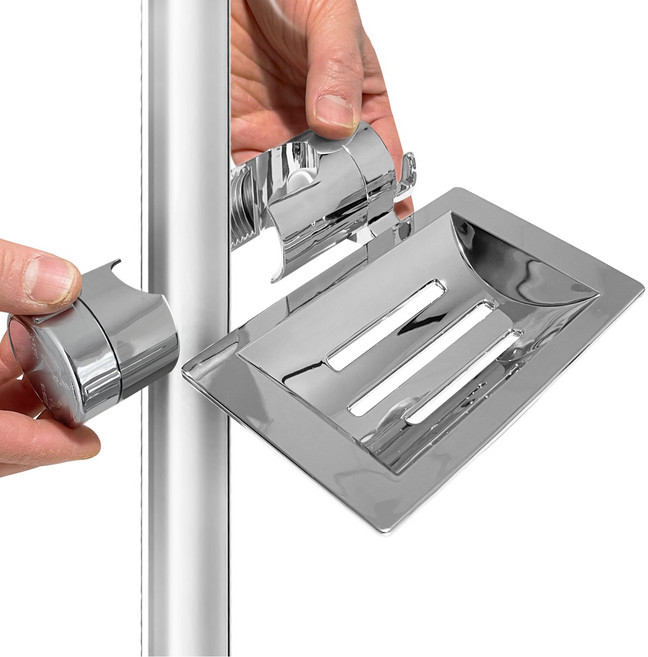 초간편 설치 샤워바 비누받침대, 1개