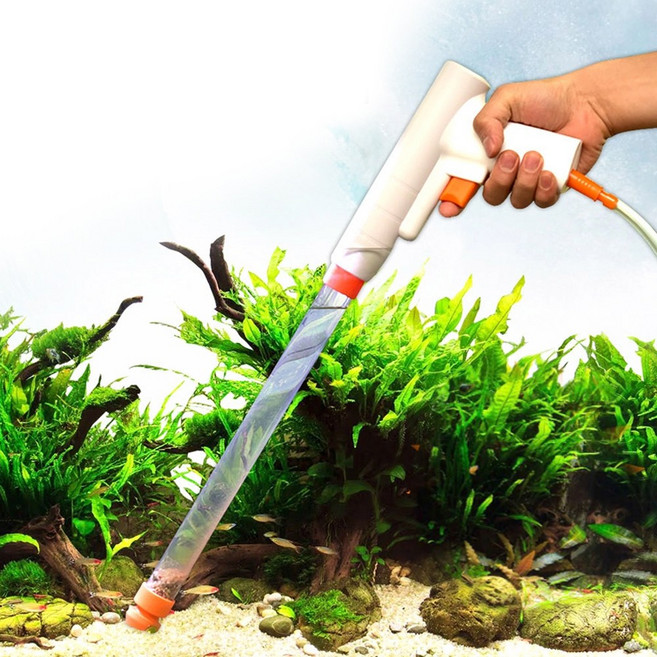 리글라스 싸이펀 L(블랙) 어항청소 환수, 1개